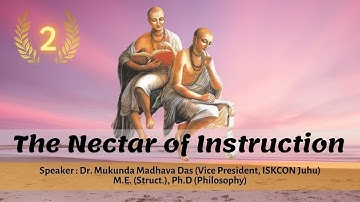 Never Indulge in 6 unfavourable activities| Nectar of Instruction - verse 2| HG Mukunda Madhava Das