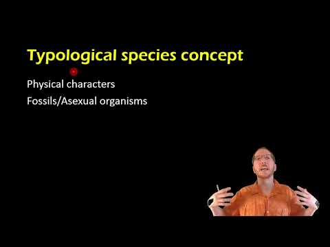 Biology:  Species Concepts and Characters