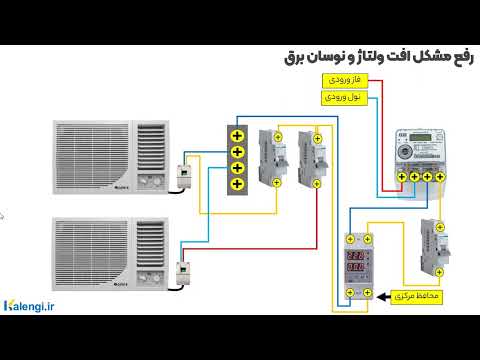 حل مشکل افت ولتاژ و نوسان برق