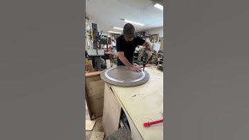 Concealed lazy susan hardware #woodworking #diy #cnc