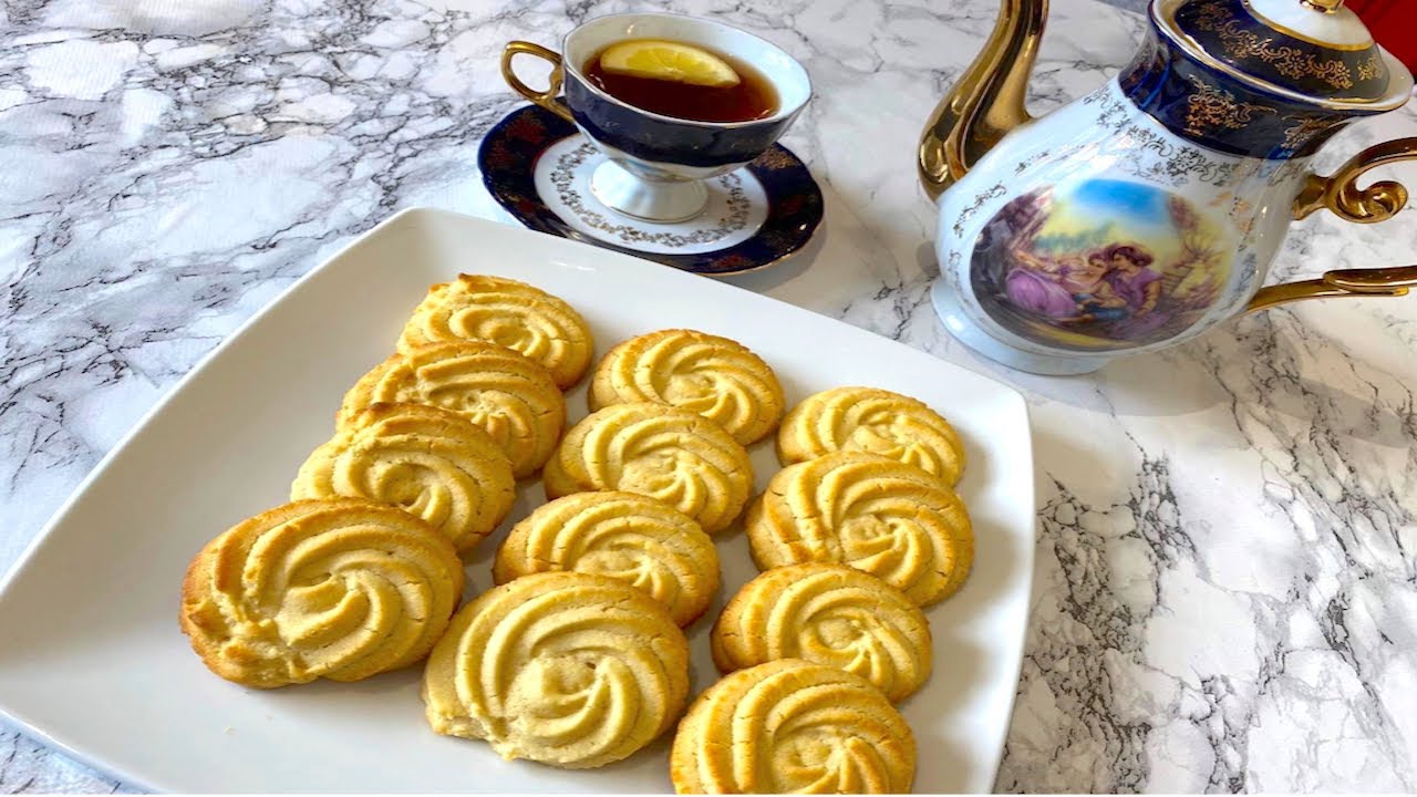 Easy Butter Cookies|کلچه مسکه دار برای عید آسان و خوشمزه