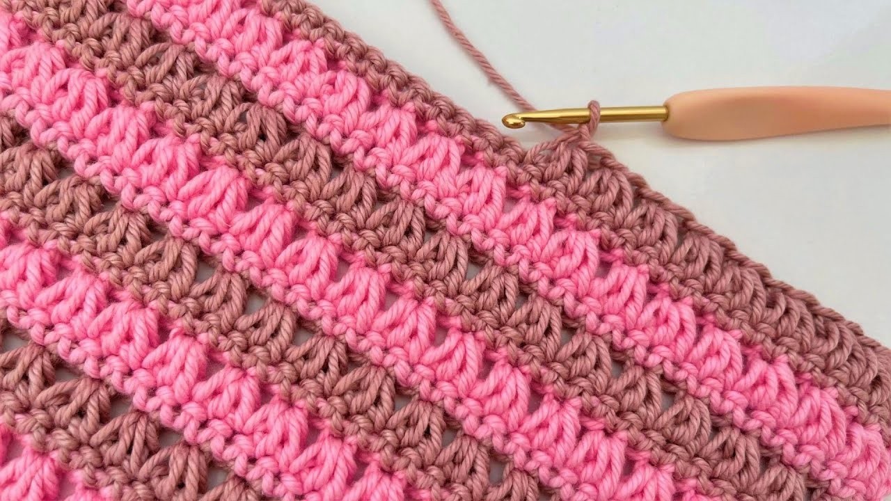 Завораживает с первого взгляда! Вязание крючком для начинающих!