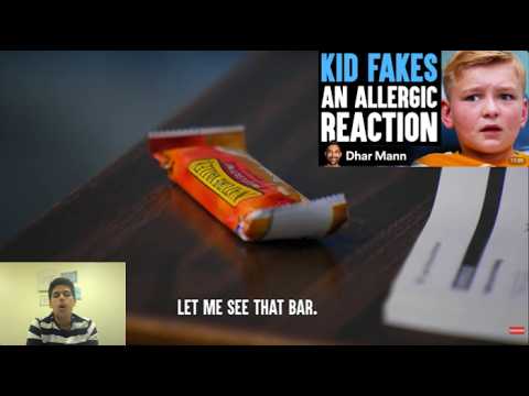 Dhar Mann: Kid FAKES Allergic Reaction + Plaqueboymax - Real Spill Reaction!