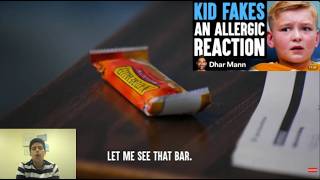 Dhar Mann: Kid FAKES Allergic Reaction + Plaqueboymax - Real Spill Reaction!
