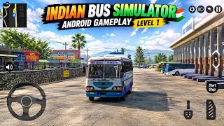 INDIAN BUS SIMULATOR 3D | EXTREME HILL ROAD BUS DRIVING LEVEL 0 screenshot 4