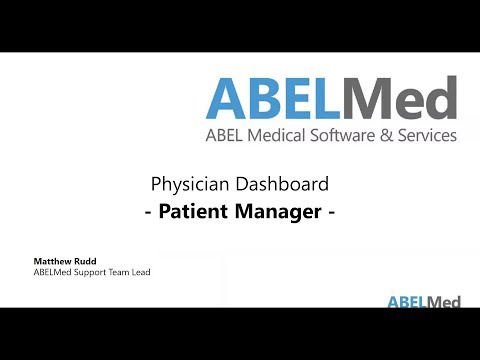 Physician Dashboard - Patient Manager