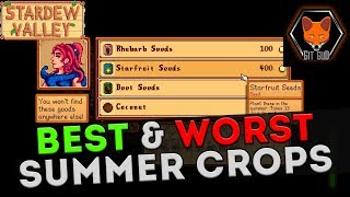 ... what are the best and worst crops for profit in summer season? my
video guide will explain just that as well...