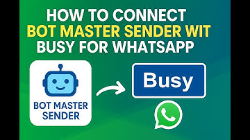 How to Connect Bot Master Sender with Busy Accounting Software for WhatsApp Messages