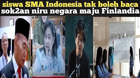 Indonesia gagal adopsi sistem pendidikan Finlandia‼️