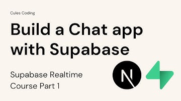 Chat app with Nextjs & Supabase | Postgres Changes | Presence | Supbase Realtime Course part 1