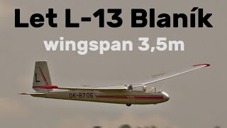 Let L-13 Blaník 3,5M Scale Rc Glider 4K Jirice Airshow 2024