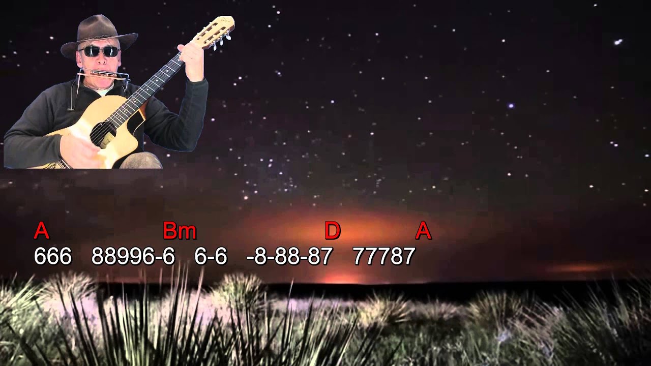 Nº 043 What´s Up ( Non Blondes ) tutorial harmonica( A)+guitar Mundharmonika