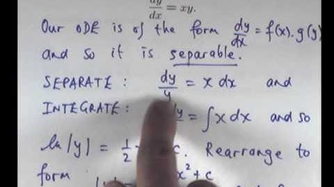 Separable differential equations. Chris Tisdell UNSW