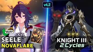 FIRST TIME USING SEELE! Vs. Knight III Showcase [HSR v4.2]