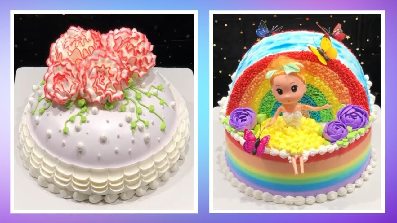 Awesome Rainbow Cake Decorating Ideas | Cake Design 2020 Tutorial #23 ...