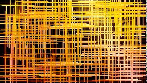 Abstract 3D lines weave pattern animated background video , Copyright FREE video , golden background