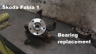 Skoda Fabia 1 front bearing replacement