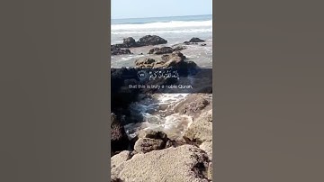{فلا اقسم بمواقع النجوم ..} تلاوة رائعة مريحة للقلب 🧡