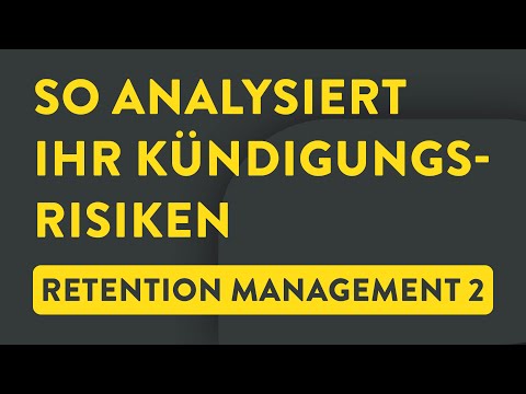 Kündigungsrisiken von Mitarbeitenden analysieren - Mitarbeiterbindung 2