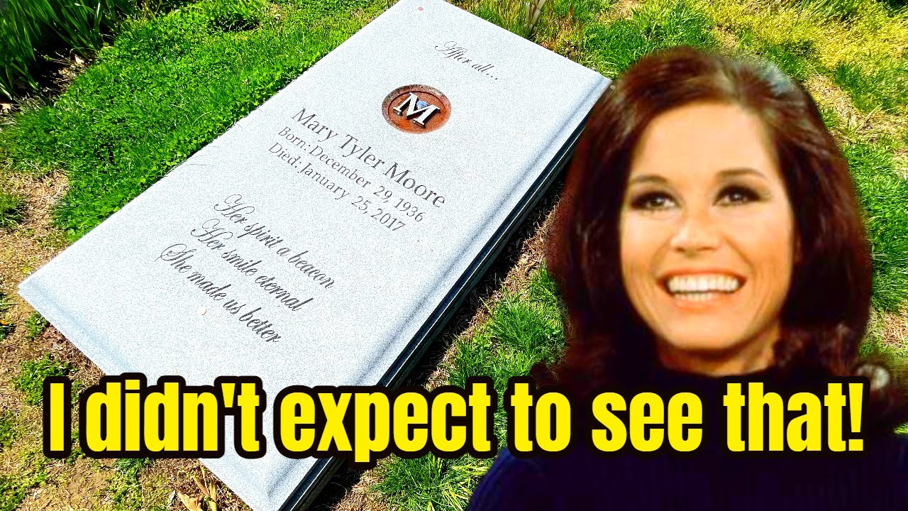 Gravesite Of Actress MARY TYLER MOORE & Something I Didn't Expect To See  There!