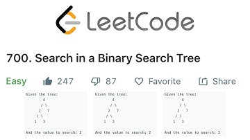 LeetCode Search in a Binary Search Tree Explained - Java