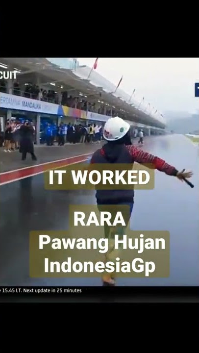 RARA Pawang Hujan Di Pertamina Mandalika | IT WORKED