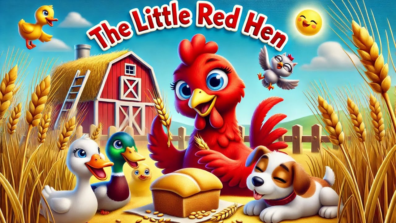 The Little Red Hen’s Big Lesson! 🐔🍞 | A Fun & Moral Story for Kids ...