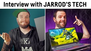 Interviewing Jarrods Tech about Laptops, Nvidia, his Channel and benchmarking games.
