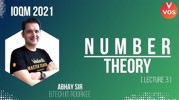 Number Theory L-3 | IOQM 2021 | IOQM Preparation | Maths Olympiad 2021 | Vedantu Olympiad School