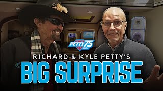 Richard Petty & Kyle Petty surprise a local reporter with a special interview!