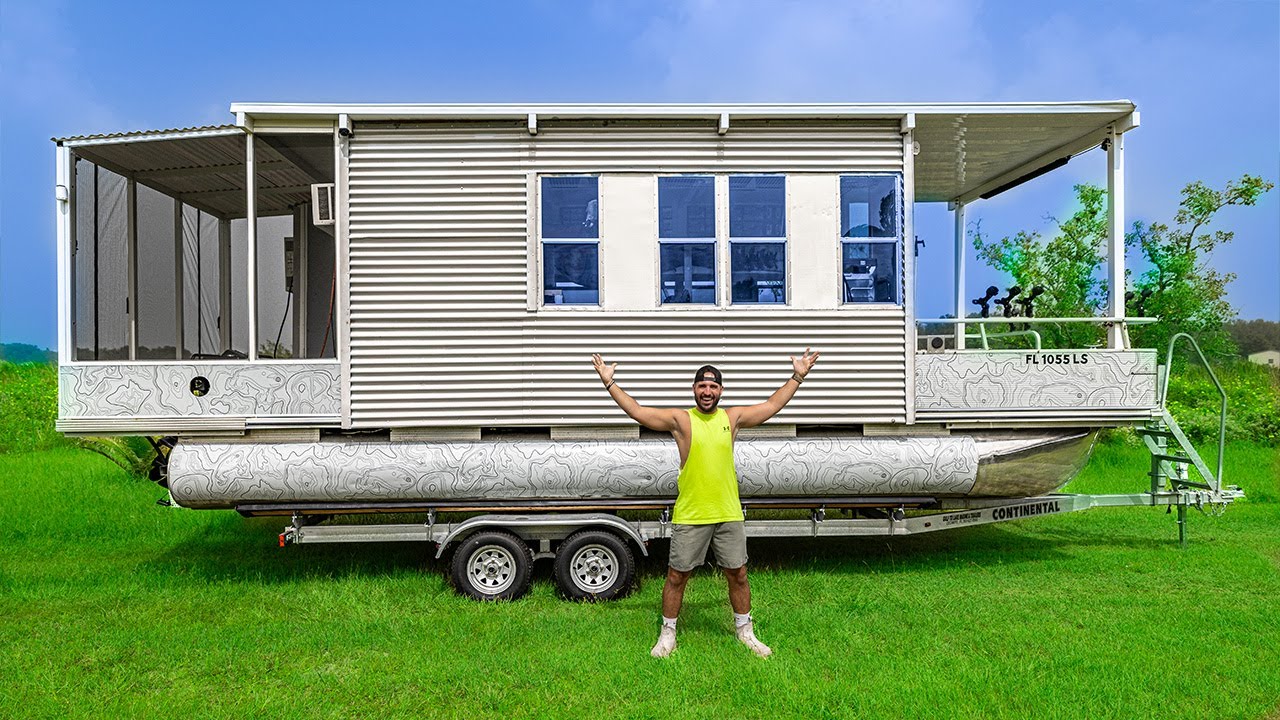 Fixer Upper House Boat Interior Stylish Caravan