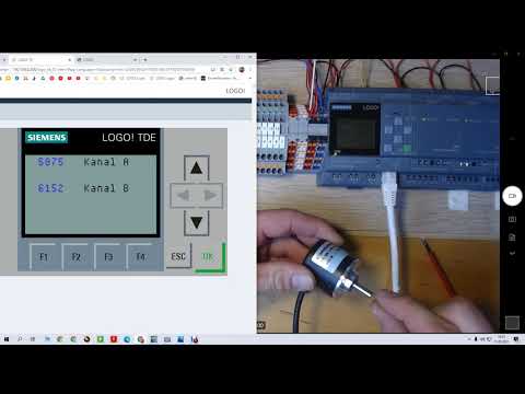 93 Siemens Logo, Inkrementalgeber und Drehwinkelsensor anschließen, zählen Tutorial.