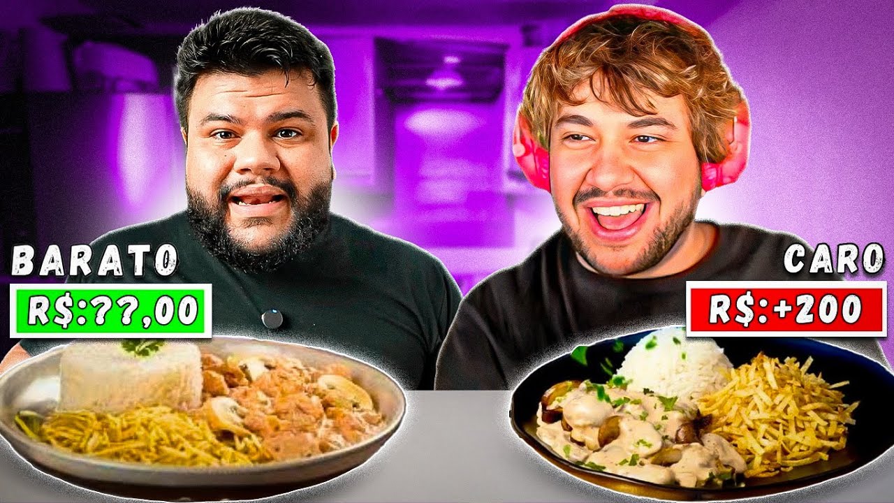 STROGONOFF CARO vs STROGONOFF BARATO - React Thiago Quatroque