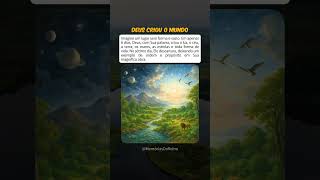 Deus Criou o Mundo #jesus #palavradedeus