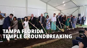 Tampa Florida Temple Groundbreaking
