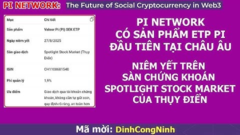Pi Network có sản phẩm ETP đầu tiên tại châu Âu, niêm yết trên sàn Spotlight Stock Market Thụy Điển