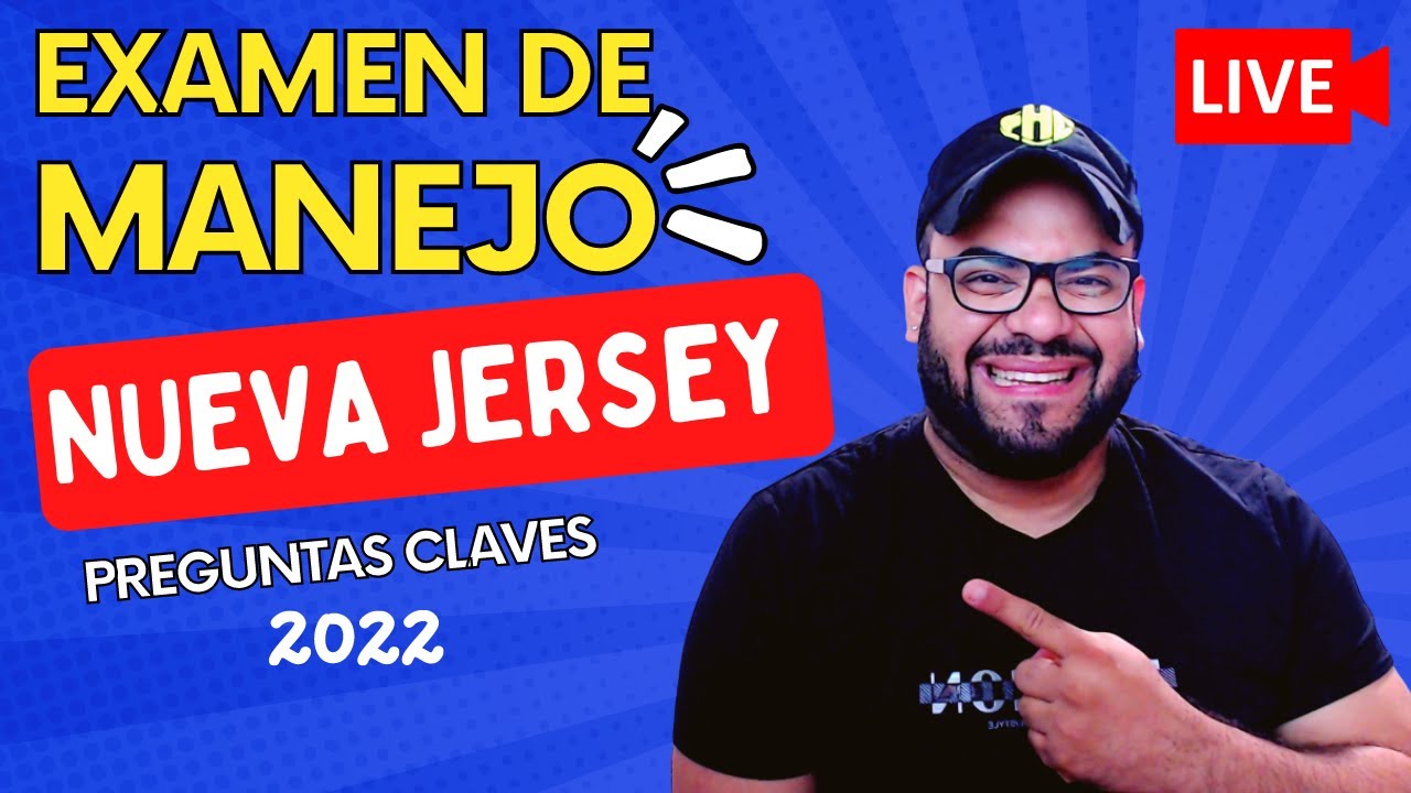 🔴 EXAMEN TEORICO DE MANEJO NEW JERSEY 2022 I PREGUNTAS CLAVES 0 YouTube