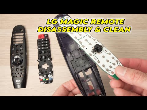 How To Disassemble The LG Magic Remote To Clean It