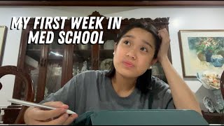 UNFILTERED: My 1st week in Med School | FEU-NRMF (Philippines)