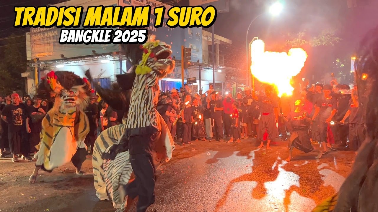 TRADISI ARAK ARAKAN BARONGAN BLORA MALAM 1 SURO LIVE BANGKLE 2025