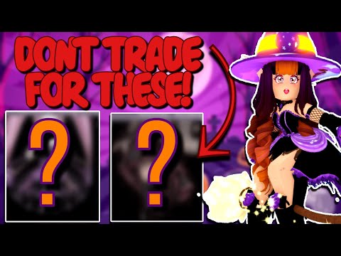 *DO NOT* TRADE FOR THESE ITEMS IN ROYALE HIGH! YOU WILL WASTE DIAMONDS! ROBLOX Royale High Halloween