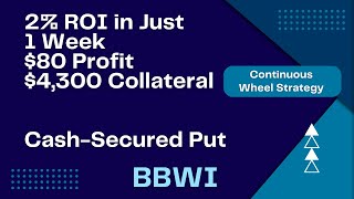 2% ROI in One Week: Cash-Secured Put Order Filled Above Limit Price