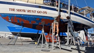 Here for the long haul! Restoration & hull work on steel boat  Episode 4