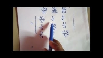 Matrices and Calculus Unit 3 Function of several variables Jacobian