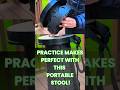 Up to 400 pounds and 18 inches tall--this stool is accommodating!