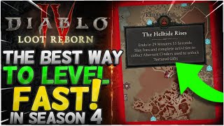 THE FASTEST WAY TO LEVEL UP IN DIABLO 4 SEASON 4!