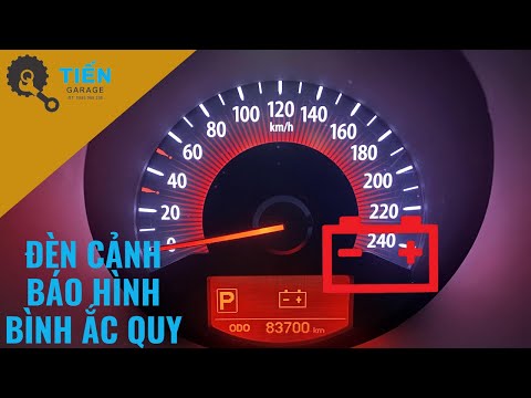 Video khi xe bị nổi đèn báo đỏ hình bình ắc quy trên đồng hồ... - youtube