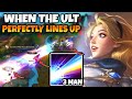 When the lux ult perfectly lines up how to make lux mid look broken