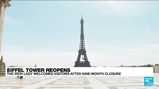 Eiffel Tower reopens after eight-month Covid closure • FRANCE 24 English