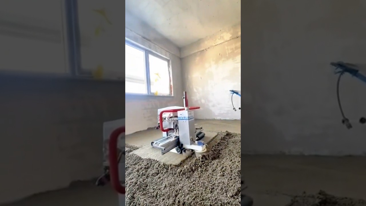 Automatic Floor Leveling Machine in Action 